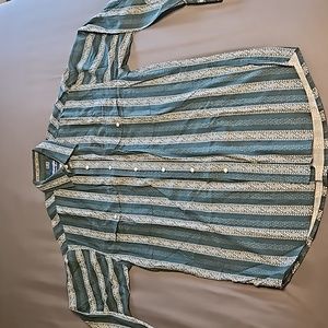 Wrangler Long Sleeve Pearl Snap Button Shirt Men's